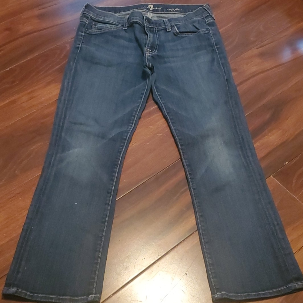 7 For All Mankind Jeans Size 28 crop flare